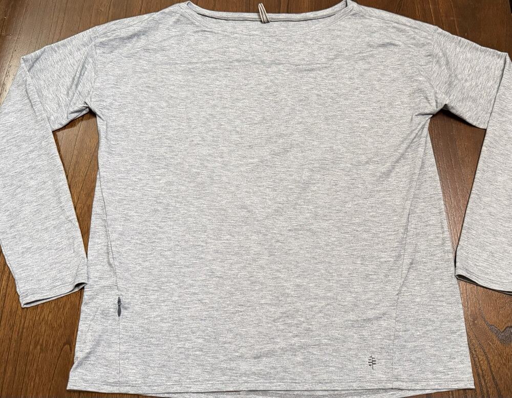 Royal Robbins Top Shirt Heathered Gray L/S Madera Hiking Outdoor Small S
